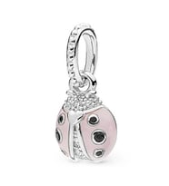 Nur Silver Uğur Böceği Gümüş Charm NUR-BL00290