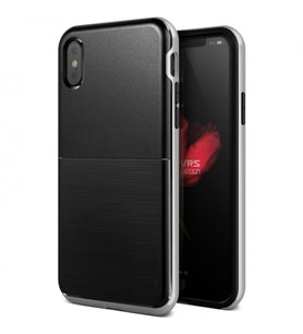 VRS iPhone X ile Uyumlu High Pro Shield Kılıf Satin Silver