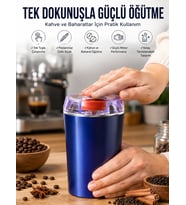 Taşınabilir Kahve &amp; Baharat Öğütücü, Kolay Temizlenebilir ve Uzun Ömürlü Paslanmaz Çelik