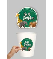 Safari Konsepti *Sticker (Etiket) 20'li * Yapışkanlı Kağıt