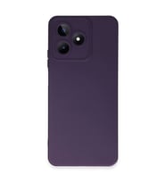 Realme C53 Kılıf Nano İçi Kadife Silikon - Mor