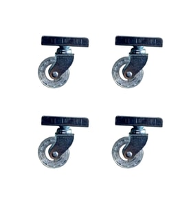 Furç Uzun-Sunta Bilyalı Teker - 20x50 - Şeffaf - 18MM HKS189 - 4 Adet TG-V 12357