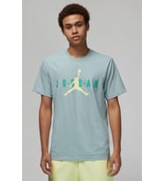Nike Jordan Air Wordmark Graphic Tshirt Orange Jordan Grafik Baskılı Tişört Siyah