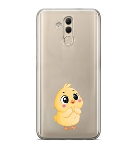 Huawei Mate 20 Lite Uyumlu Baskılı Yumuşak Silikon Şeffaf Telefon Kılıfı