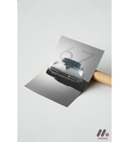 Chevrolet Corvette Stingray 1967, Çerçevesiz Yüksek Kalite Duvar Afişi - Oto Severlere
