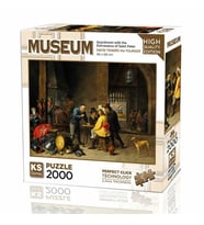 Ks Games Puzzle 2000 Parça Guardroom with the Deliverance of Saint Peter 22518