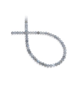Labradorit Doğal Taş Rondela Kesim 6x4mm Dizi