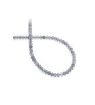 Labradorit Doğal Taş Rondela Kesim 6x4mm Dizi