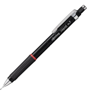 Rotring Rapid Mekanik Kurşun Kalem, Siyah, 0.7 Mm