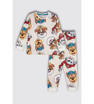 Mutlu Paw Patrol Desenli %100 Pamuk Çocuk Pijama Takımı
