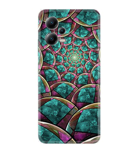 Xiaomi Poco X5 5g Kılıf Resimli Desenli Silikon Platinium Series Circles 1828