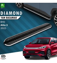 S-Dizayn BYD Atto 3 Diamond Krom Yan Basamak 183 Cm 2022 Üzeri