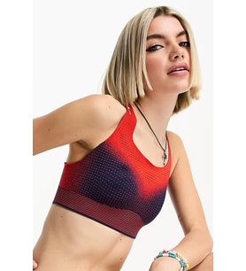 Nike Training Sports Bra Kadın Spor Büstiyer Bra Kırmızı
