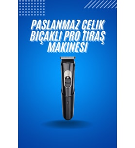 Ense Kesme Makinesi Şarjlı Saç Sakal Tıraş Makinesi Taşınabilir