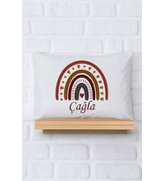 Pia Baby Premium %100 Pamuk İsme Özel Kız Bebek Yastık Kılıfı 35*45 cm 5035-12