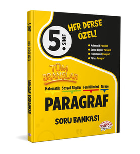 5. Sınıf Tüm Branşlar Paragraf Soru Bankası Editör Yayınları
