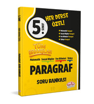 5. Sınıf Tüm Branşlar Paragraf Soru Bankası Editör Yayınları