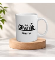 Kişiye Özel İsimli Özel Güvenlik Meslek Kupa Bardak