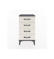 Arges Komodin 4 Çekmeceli 44x30x80 Antrasit-Aytaşı
