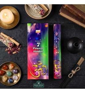 Darshan 7 Powers Hindus Çubuk Tütsü (20'li Paket) - Mistik 7 Güç