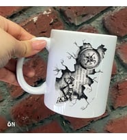 Size Özel Pusula Seramik Baskılı Kupa Bardaklar