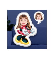 Kişiye Özel Fotoğraflı Minnie Mouse Yastık 115283 30 cm