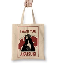 Recruta Akatsuki Naruto Bez Çanta Uzun Saplı