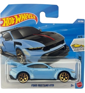 Hot Wheels - Ford Mustang Gtd - Factory Fresh 3/5 - Jjj14 - Short Card - Açık Mavi Metalik - Mattel