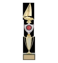 ODAK KUPA - Figürlü Kupalar - Yelken Figürlü Kupalar FG-042 B - 48 cm