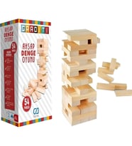Mey İthalat® Ahşap Denge Oyunu Küçük Boy