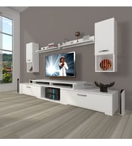 Decoraktiv Flex 5DA130 Mdf Tv Ünitesi Tv Sehpası - Parlak Beyaz