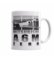 Mitsubishi A6M Zero Kupa Bardak Porselen
