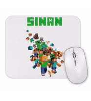 Kişiye Özel Minecraft  Mouse Pad