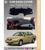 NİSSAN ALMERA EKRANLI (2000-2006) Torpido Örtüsü Premium Torpido Koruma Araca Özel UV Koruma