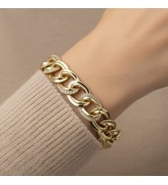 XUPİNG JEWELRY HALKA ÜÇ TAŞLI ZİRKON TAŞLI BİLEKLİK