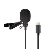 iPhone Ve iPad için Ayex LV-1 Yaka Mikrofonu (Mic) (Siyah)