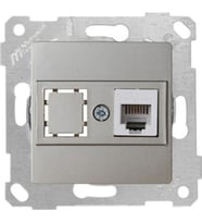 MUTLUSAN RİTA TİTANYUM NÜMERİS TELEFON PRİZİ 1XRJ12 (ÇERÇEVE HARİÇ)