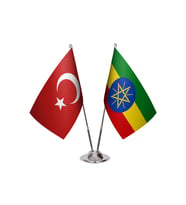 Etiyopya İkili Masa Bayrağı