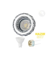 Modern Kristal Cam Lamba, Salon, Koridor, Mutfak İçin 7W Beyaz Işık