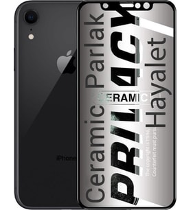 Apple Uyumlu İphone Xr Hayalet Ekran Koruyucu Parlak Seramik