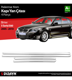 Bmw 5 Serisi E60 Krom Kapı Yan Çıtası 2005-2010