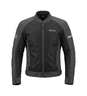 Motosiklet Yazlık Mont Full Korumalı Motorcu Mesh Montu Gri