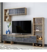 MEGA TV ÜNİTESİ (Siyah - Kahverengi)