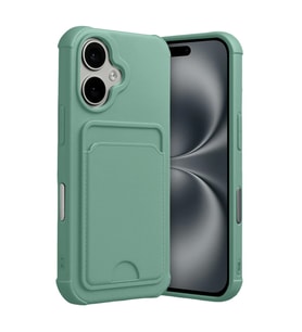Apple iPhone 17 Kelvin Kartvizitli Silikon - Açık Yeşil