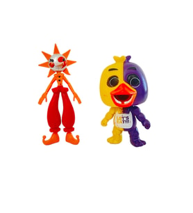 Five Nights At Freddy Chica Sun Sunny Karakter Figür Oyuncak 2li set
