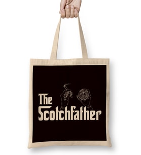 Funny Scotchfather Papa Dad Daddy Husband Stepdad Scotch Bez Çanta Uzun Saplı
