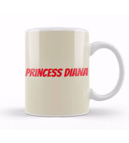 Princess Diana Quotes Ar t Gift UK Vintage Retro Style Kupa Bardak Porselen