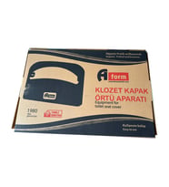 A Form Klozet Kapak Örtüsü Dispenseri Aparatı - 40x5x29 Cm. - Beyaz - Plastik - Duvara Monte