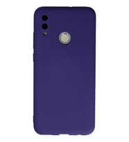 P Smart 2019 Kılıf Nano içi Kadife Silikon - Mor