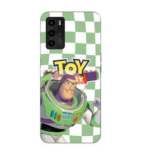 Oppo A55 Uyumlu Toy Story Buzz Desenli Şeffaf Telefon Kılıfı
